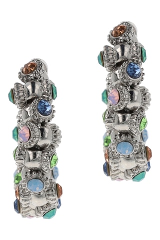 Créoles - Plaqué or blanc