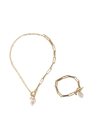 Ketting en Armband - Doublé Geelgoud