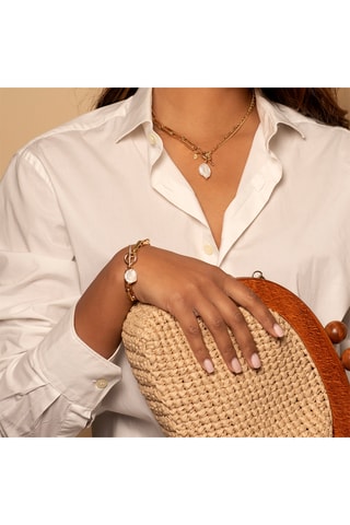 Ketting en Armband - Doublé Geelgoud