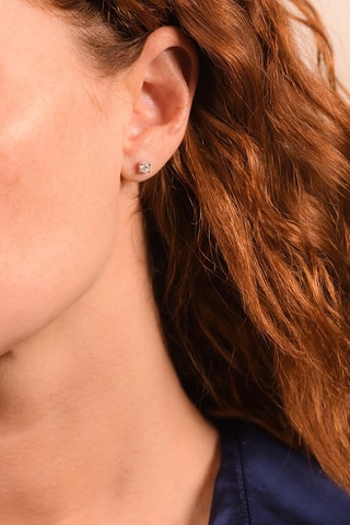 Puces - Or blanc et diamants