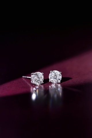 Puces - Or blanc et diamants