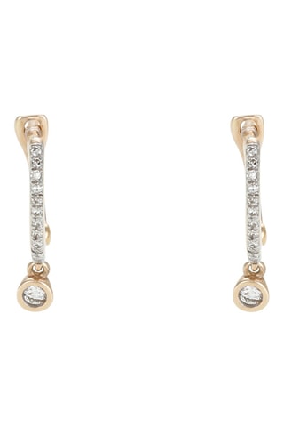 Créoles Charms - Or jaune et diamants