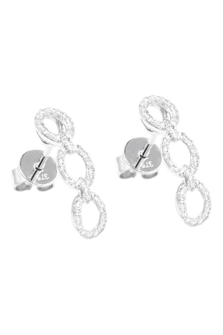 Boucles d'oreilles Eternal Shine - Or blanc et diamants