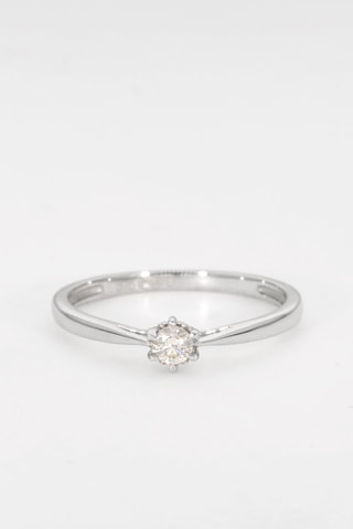 Solitaire Envoûtant - Or blanc et diamant