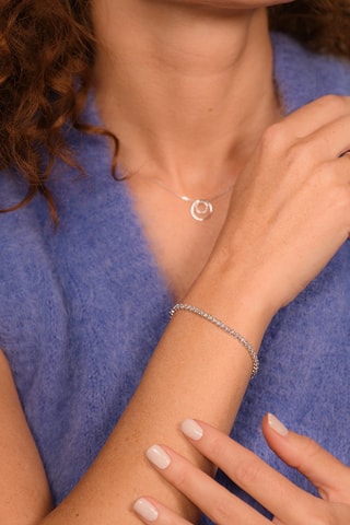 Bracelet Rivière - Or blanc et diamants