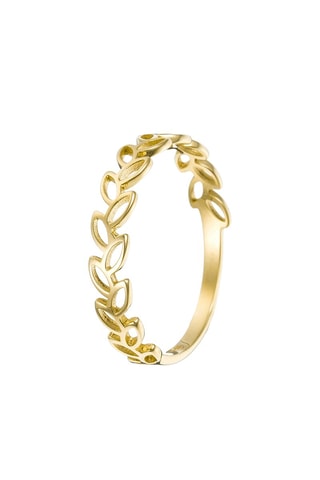 Bague Feuille détachée - Or jaune