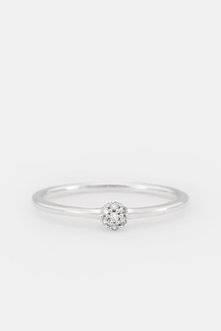 Bague Rinata - Or blanc et diamants
