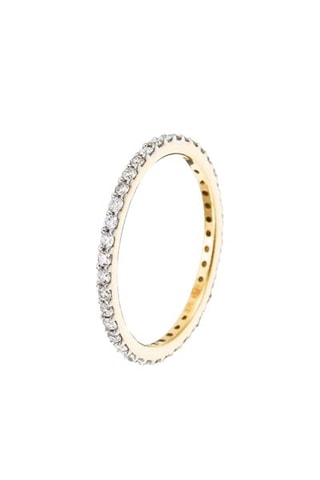 Bague Tour Complet Lumineux - Or jaune et diamants