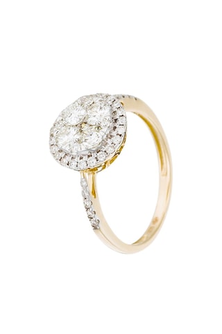 Bague Pompadour - Or jaune et diamants