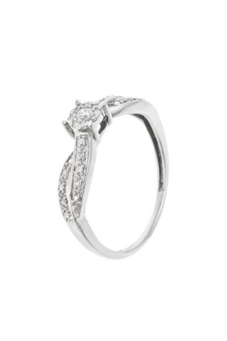 Bague Eclat Joli - Or blanc et diamants