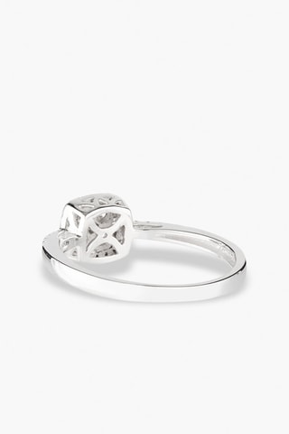 Bague - Or blanc et diamants