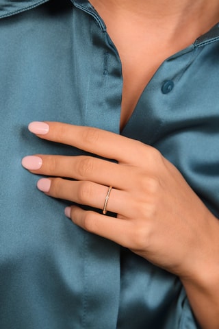 Alliance My Love - Or jaune et diamants