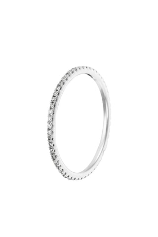 Bague Belle Alliance Tour Complet - Or blanc et diamants