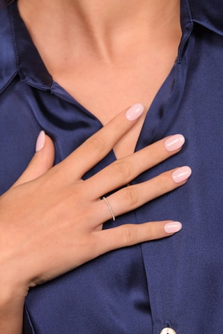 Bague Belle Alliance - Or blanc et diamants