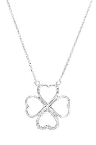 Collier Roselani - Or blanc et diamants