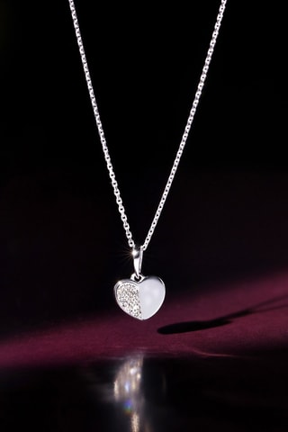 Pendentif Katherina - Or blanc et diamants