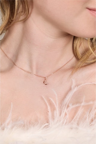 Pendentif Sinopè - Or rose et diamants