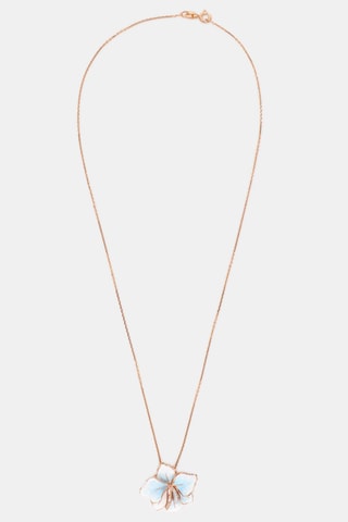 Pendentif Althaea - Or rose et diamants 