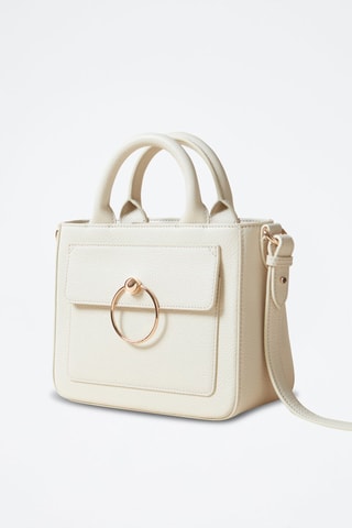 Sac à main en cuir - Beige