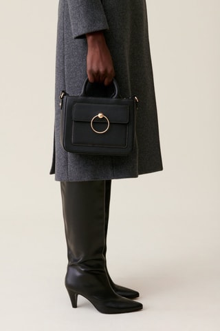 Sac à main en cuir - Noir