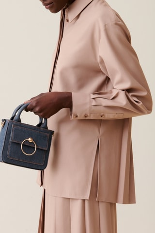 Sac à main en jean - Bleu