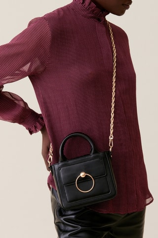 Sac à main en cuir - Noir