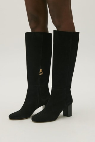 Bottes en nubuck - Noir