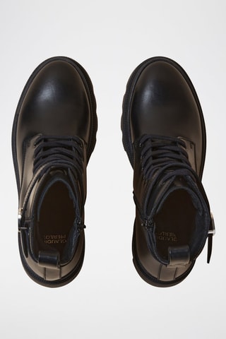 Bottines en cuir - Noir