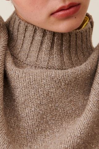 Pull en laine et soie - Beige