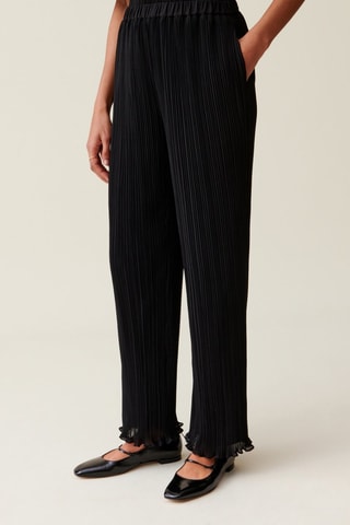 Pantalon plissé - Noir