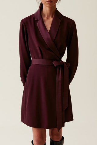 Robe portefeuille - Bordeaux