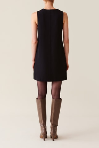 Robe droite - Bleu marine