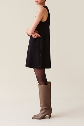 Robe droite - Bleu marine