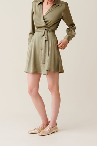 Robe portefeuille - Vert