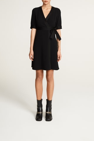 Robe portefeuille - Noir