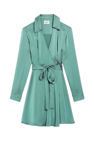 Robe portefeuille - Vert