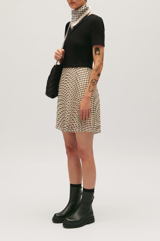 Robe trompe-l’œil - Noir et blanc