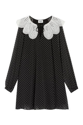 Robe courte - Noir et blanc