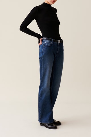 T-shirt en laine - Noir