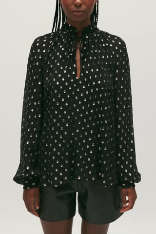 Blouse - Noir et écru