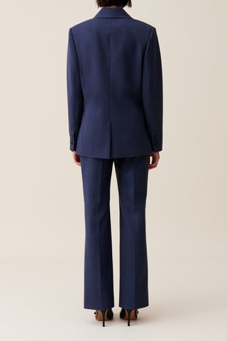 Blazer en laine - Bleu marine