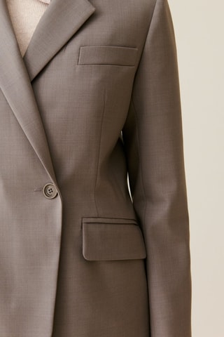 Blazer en laine - Taupe