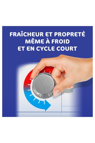 Lessive Dash 2-en-1 - Fraîcheur de Coton - 44 lavages