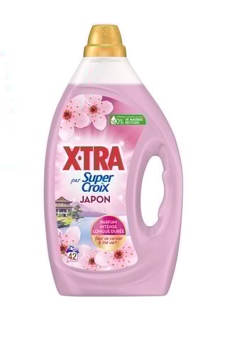 4 x Lessive Japon Super Croix par XTra - 42 lavages - 1,89 l