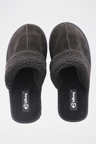 Pantofole in pelle scamosciata Matrix - 
Nero