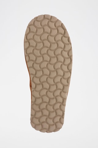 Pantofole in pelle scamosciata Matrix - 
Cammello