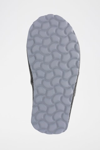 Pantofole in pelle scamosciata Matrix - 
Grigio e nero