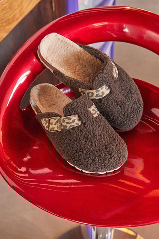 Sabot Rosso - Marrone