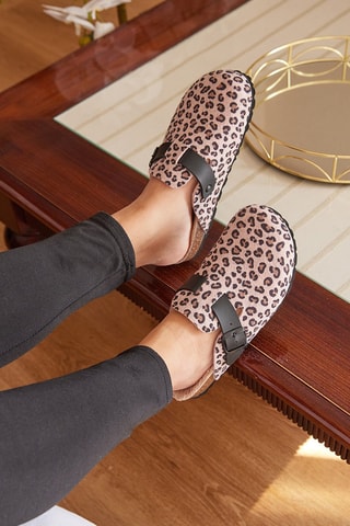 Sabot Rosso - Marrone e beige