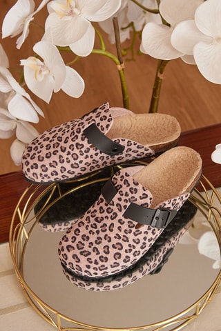 Sabot Rosso - Marrone e beige